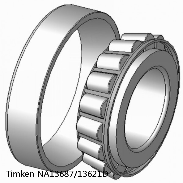 NA13687/13621D Timken Tapered Roller Bearing Assembly